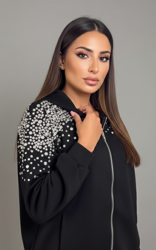 Суичер с камъни