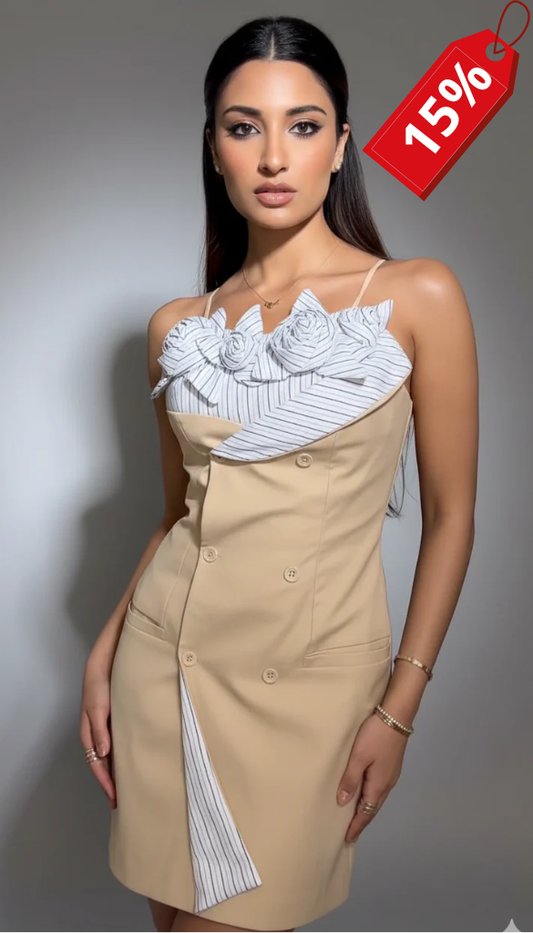 Мини рокля с розички