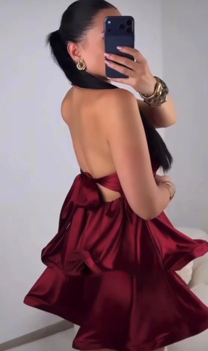 Рокля Satin Bow