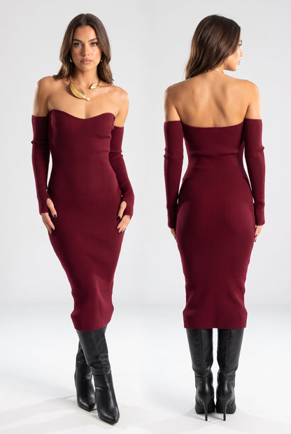 Рокля Ribbed Elegance