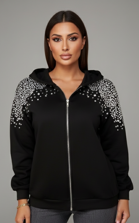 Суичер с камъни