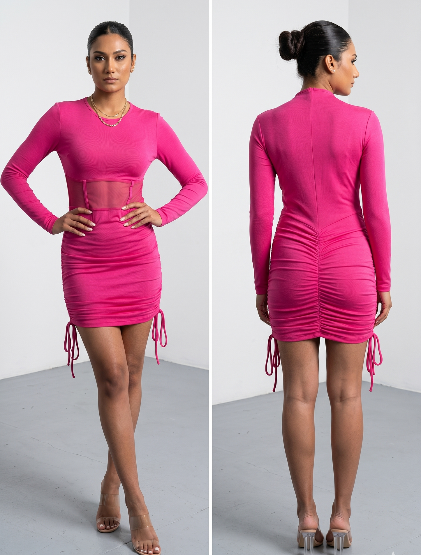 Рокля Corset Mesh Mini