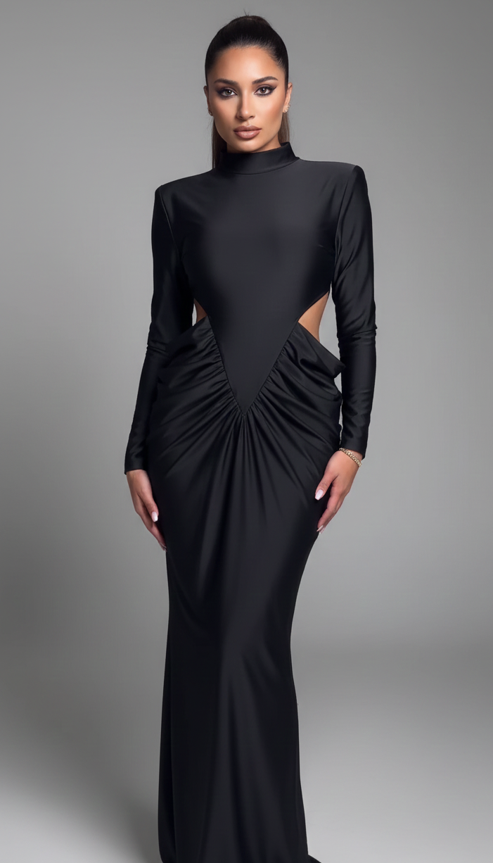 Елегантна ефектна рокля