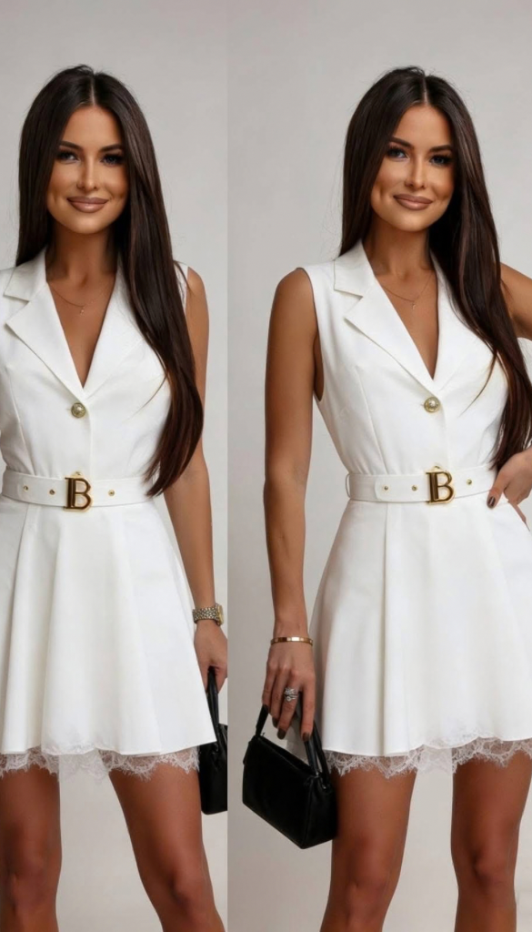 Елегантен гащеризон с колан