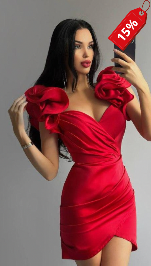 Стенена ефектна рокля