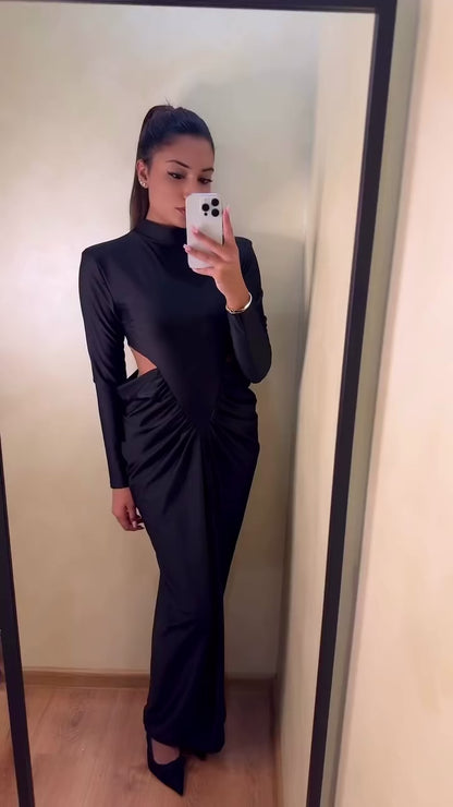 Елегантна ефектна рокля