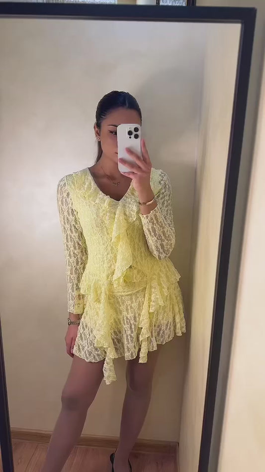 Дантелен сет от две части